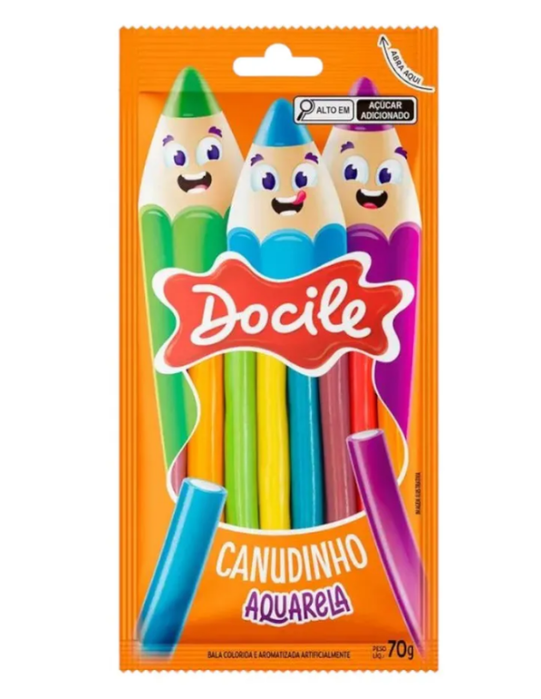 BALA REGALIZ CANUDINHO AQUARELA 70G