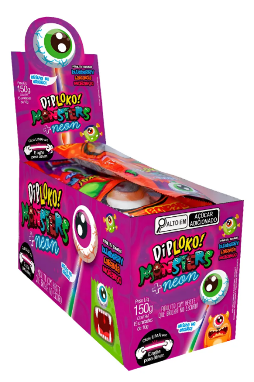 DIP LOKO NEON MONSTERS OLHO 10G