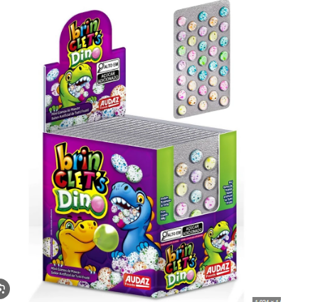 BRINCLETES CARTELA DINO