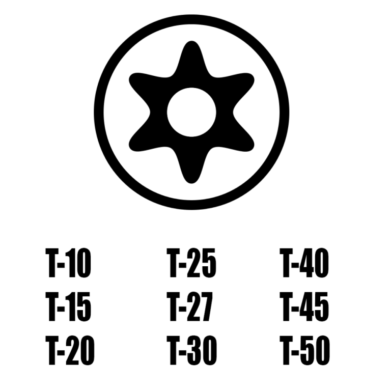 Chave Torx com 9 peças - Média
