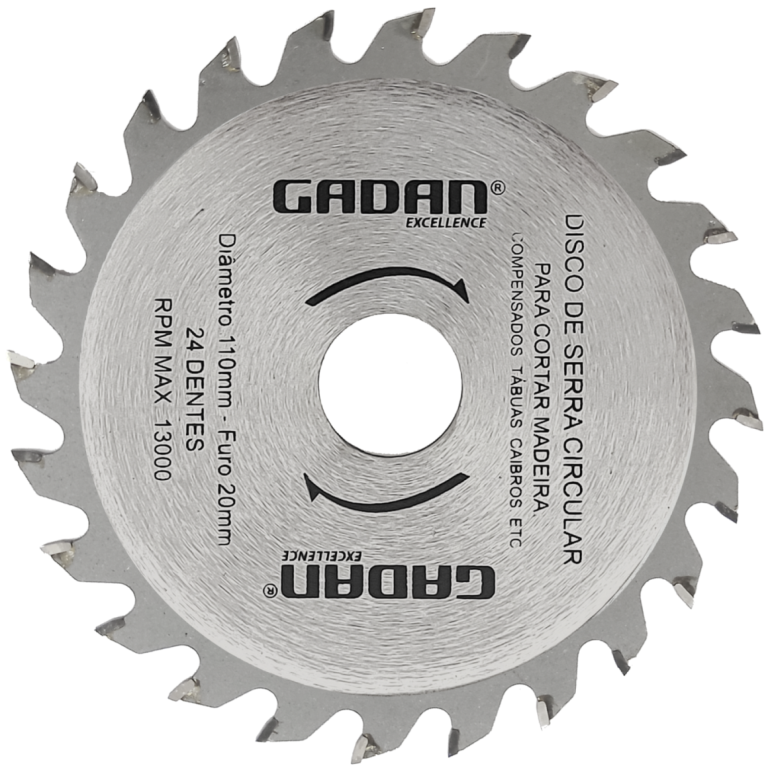 Disco de Corte 4  - 24 dentes para madeira