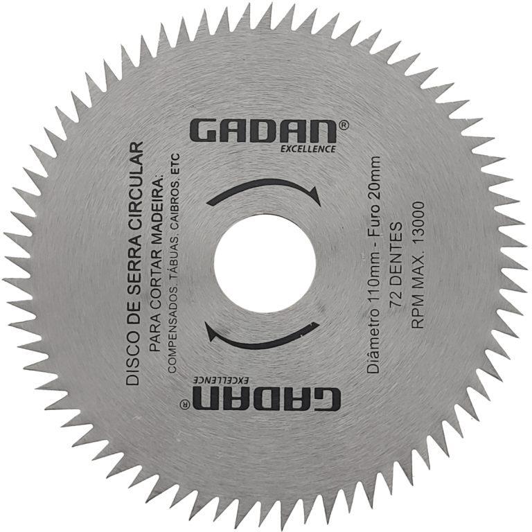 Disco de Corte Madeira 4 - 72 Dentes
