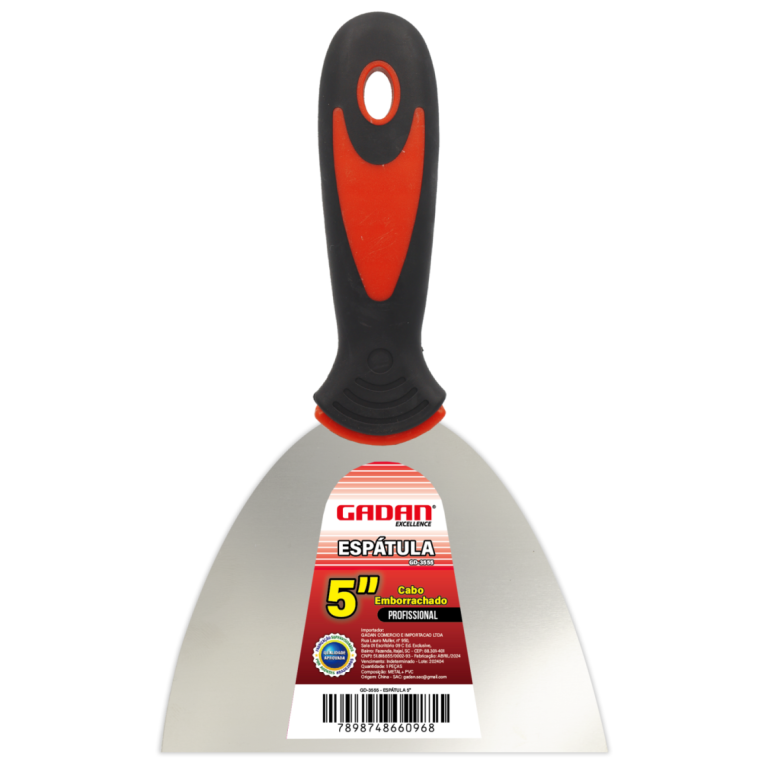 ESPATULA 5" EMBORRACHADA PROFISSIONAL