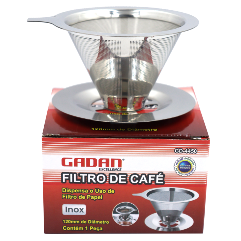 FILTRO DE CAFÉ EM INOX 120MM