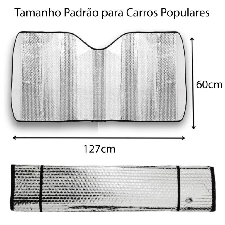 PROTETOR SOLAR P/ PAINEL AUTOMOTIVO 1º LINHA