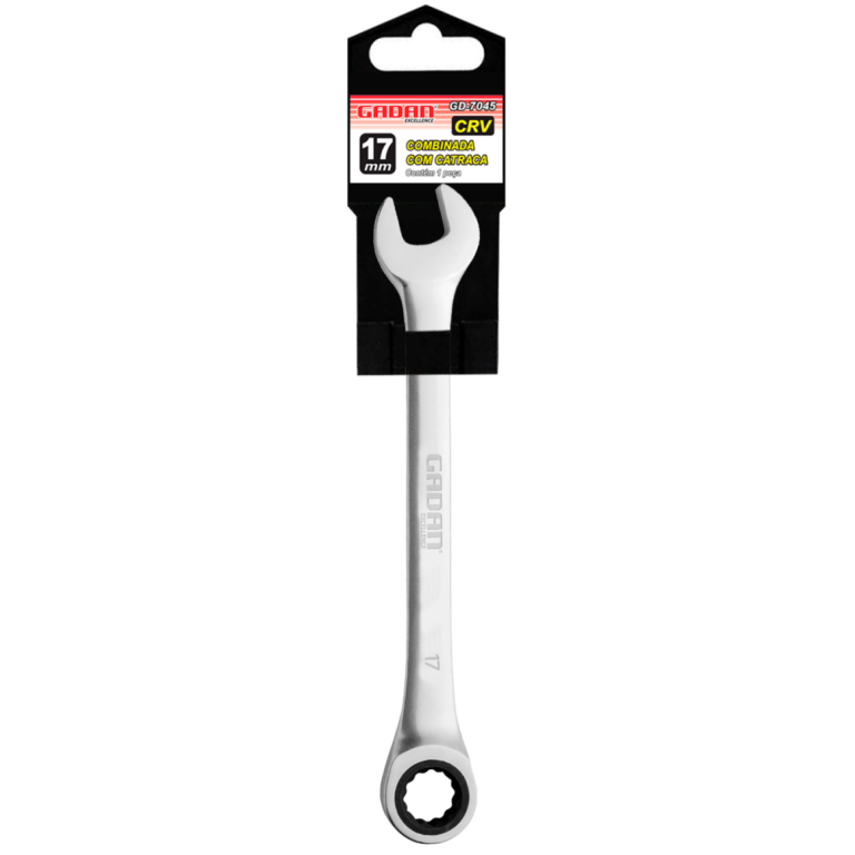 CHAVE COMBINADA COM CATRACA 17MM - PROFISSIONAL