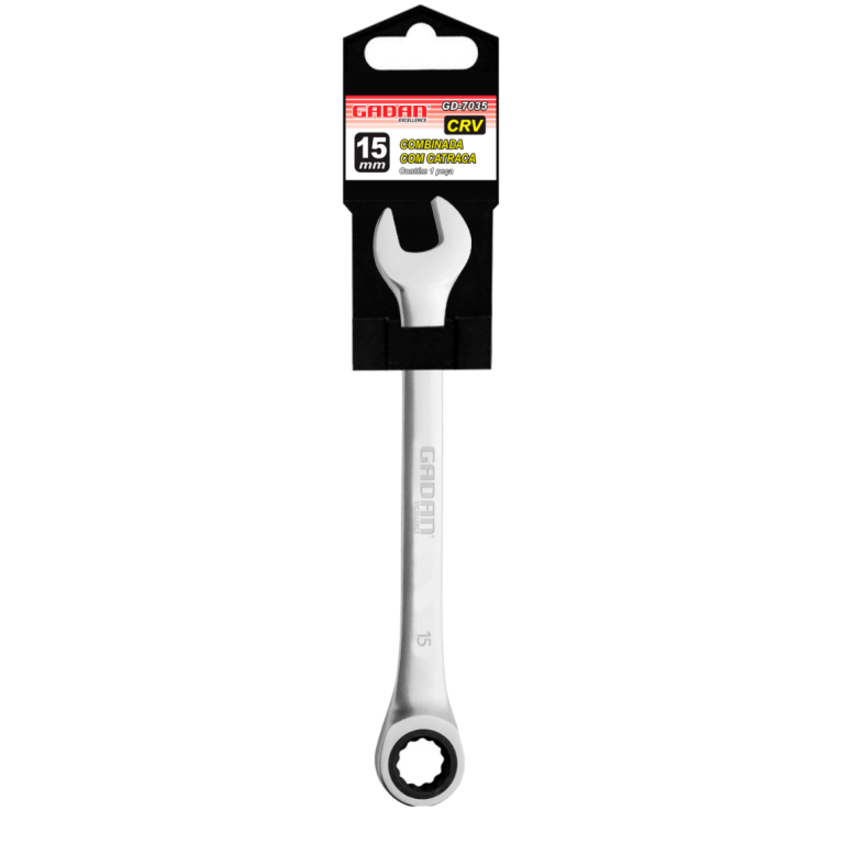 CHAVE COMBINADA COM CATRACA 15MM - PROFISSIONAL