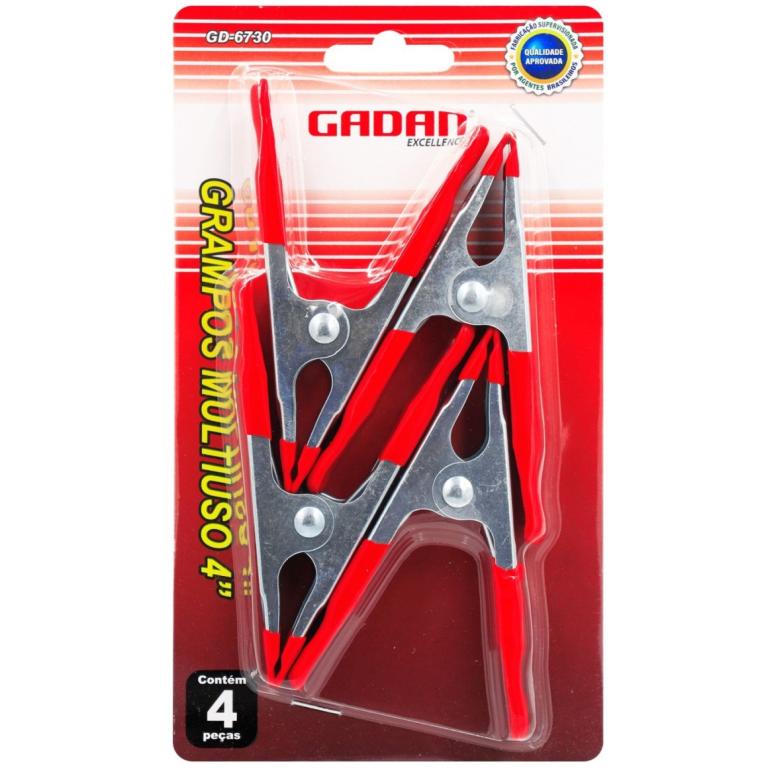 KIT COM 4 GRAMPOS DE 4" - GADAN