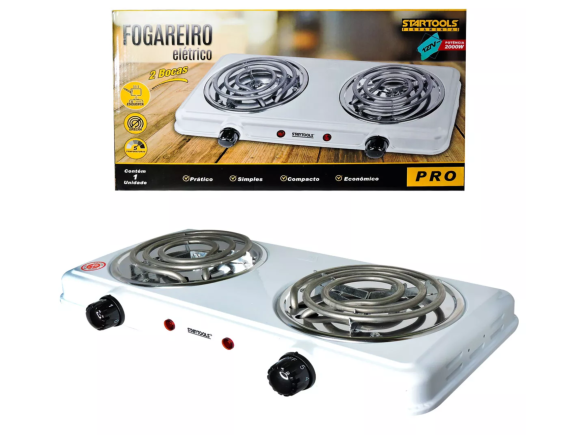 FOGAREIRO ELETRICO 2 BOCA 2000W 110V STARTOOLS