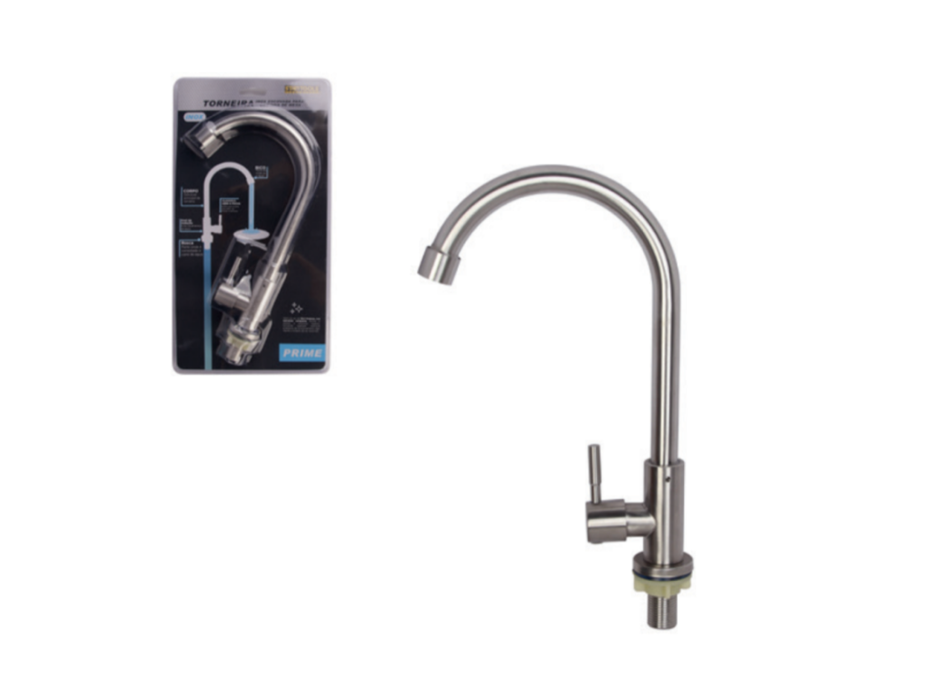 TORNEIRA INOX ESCOVADO PARA COZINHA DE MESA STARTOOLS