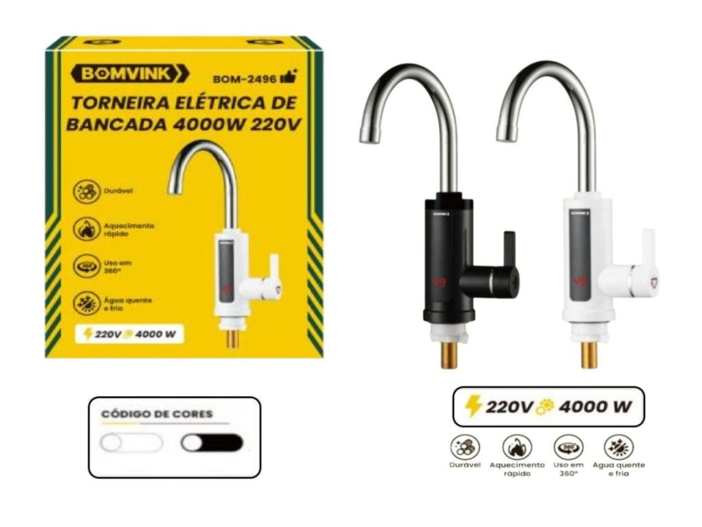 TORNEIRA ELETRICA DE BANCADA 4000W 220V