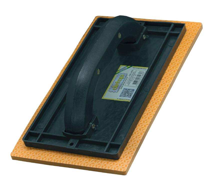 DESEMPENADEIRA PLÁSTICA REFORÇADA  EMBORRACHADA 12X22
