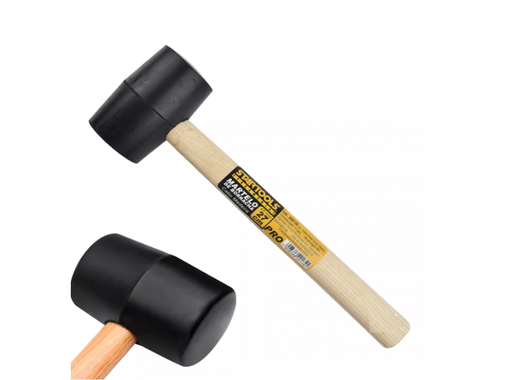 MARTELO DE BORRACHA PQ 27CM STARTOOLS