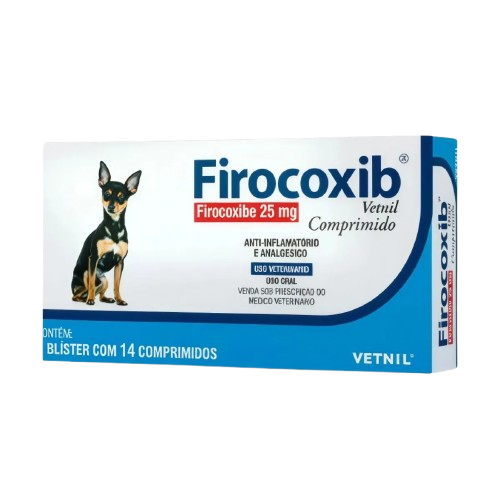 FIROCOXIB 25MG VETNIL COM 14 COMPRIMIDOS