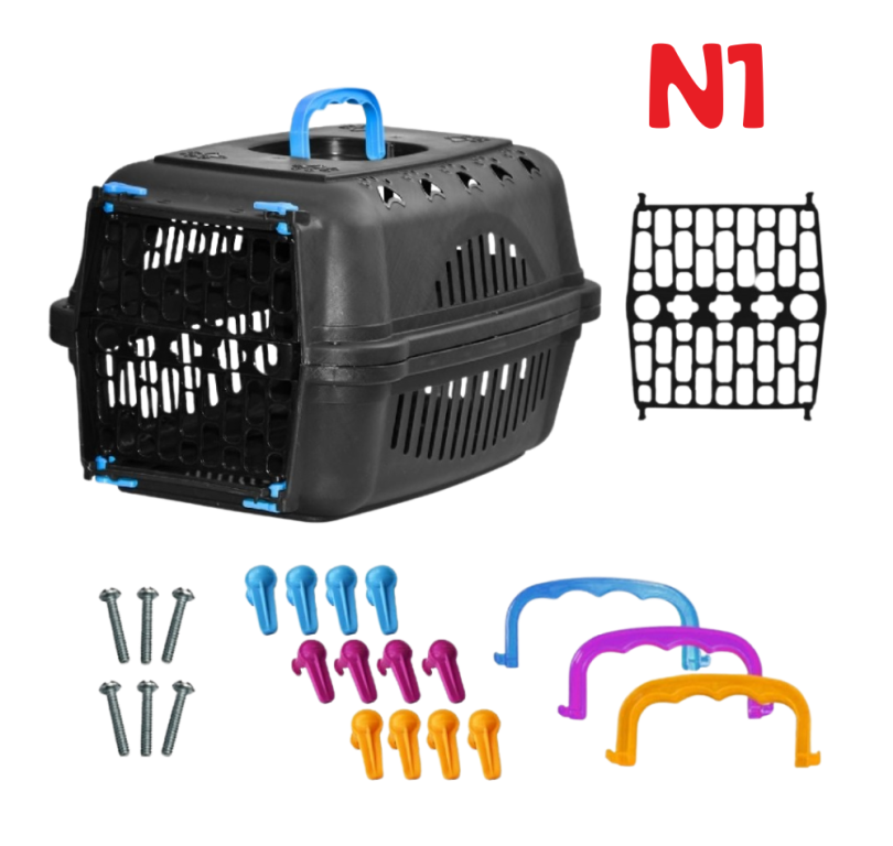 CAIXA TRANSPORTE N1 BLACK SMART COLORS - 11591