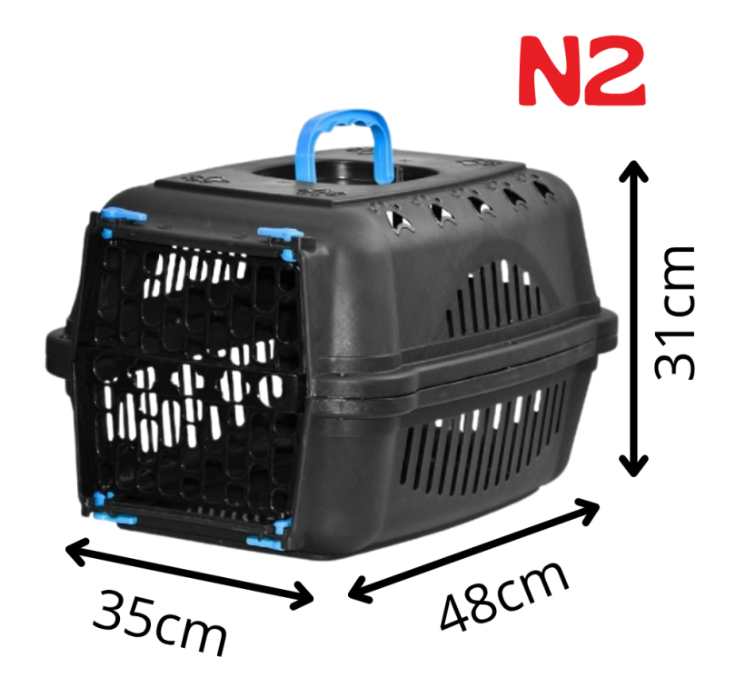 CAIXA TRANSPORTE N2 BLACK SMART COLORS - 202890