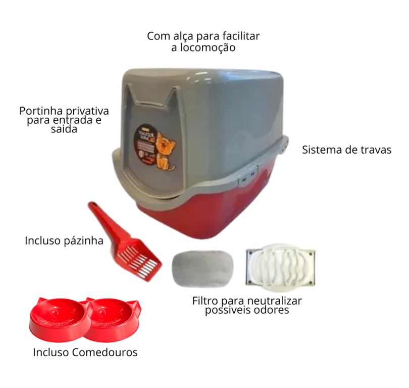 TOALETE DURACATS VERMELHO - 11066