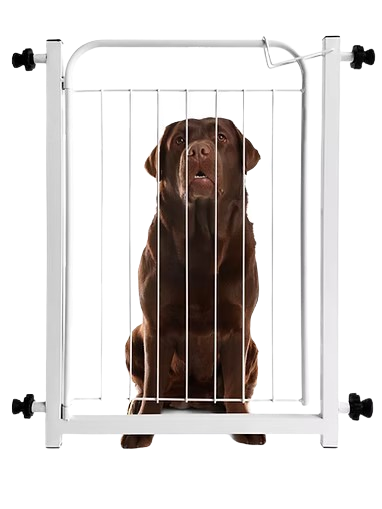 PORTAO ARAMADO SUPER PET BRANCO 70 CM COM PROLONGADOR 10 CM