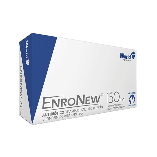 ENRONEW 150MG 30KG ENROFLOXACINO 10 COMPRIMIDOS