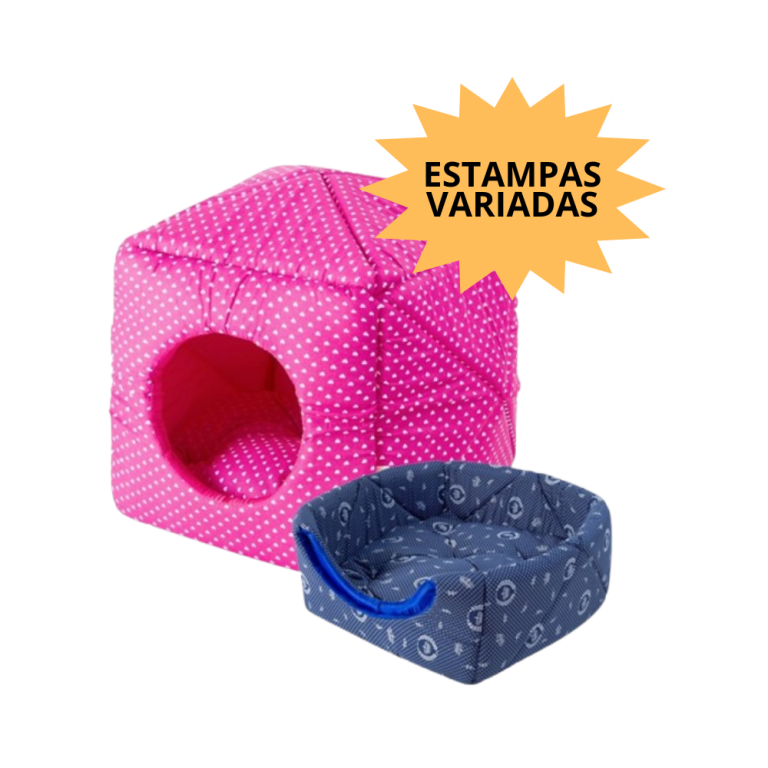 CAMA OCA 2X1 LUXO COM ALMOFADA SILICONE MÉDIA 40X40