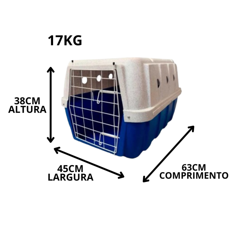 CAIXA TRANSPORTE Nª 02 AZUL C/ MARMORE 17KG