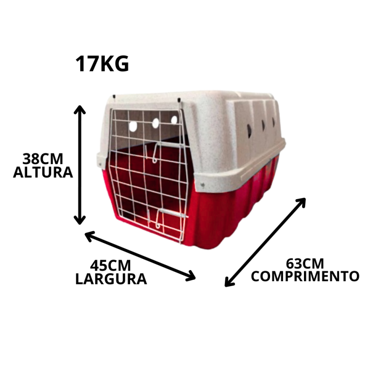 CAIXA TRANSPORTE Nª 02 VERMELHA C/ MARMORE 17KG