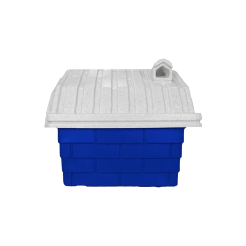 CASINHA COM CHAMINE Nª 02 AZUL COM MARMORE 10KG