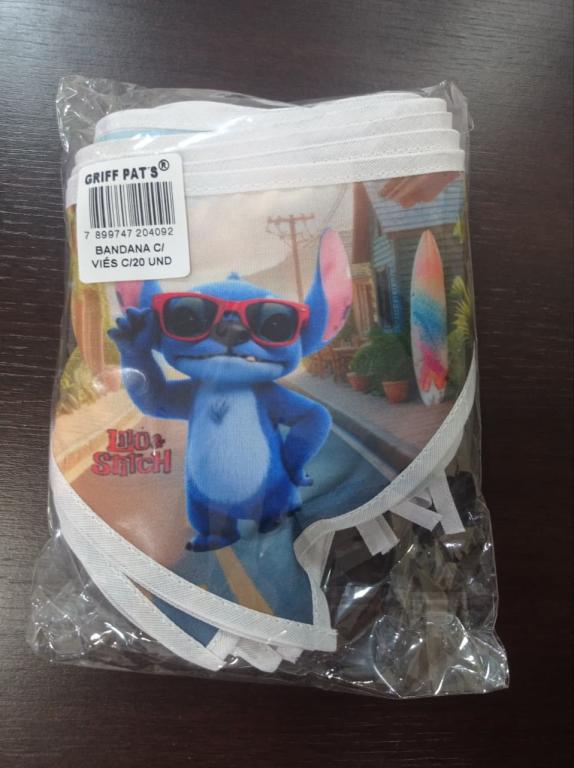 BANDANA COM VIES COM 20 UNIDADES