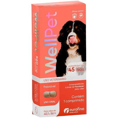 WELLPET 560MG 40,1-56KG OUROFINO