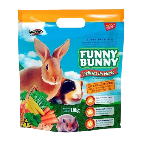 FUNNY BUNNY DELICIAS DA HORTA 1.8KG