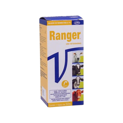 RANGER 1% INJETAVEL IVERMECTINA 50ML