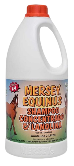 MERSEY EQUINUS SHAMPOO CONCENTRADO COM LANOLINA 3 LITROS