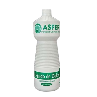 LIQUIDO DE DAKIN 1 LITRO 0,5% HIPOCLORITO DE SODIO