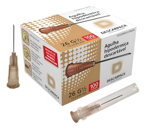 AGULHA DE INSULINA 0,45 X 13MM