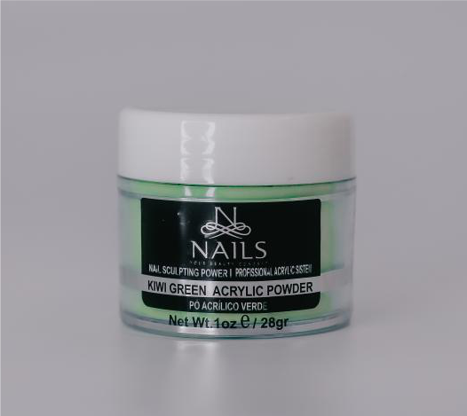 PO ACRILICO KIWI GREEN 28g NAILS PROFISSIONAL