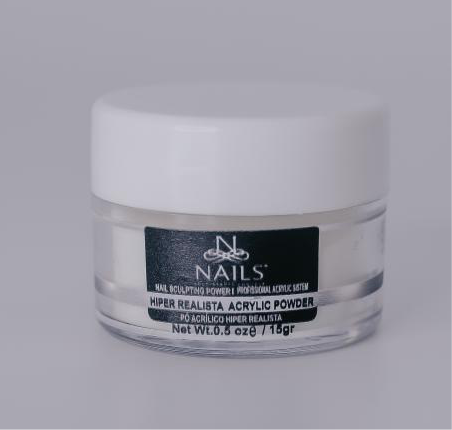 PO ACRÍLICO HIPER  REALISTA 15g NAILS PROFISSIONAL