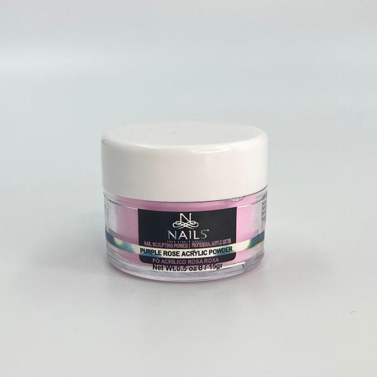 PO ACRILICO PURPLE ROSE COLEÇÃO DIVAS 15g NAILS PROFISSIONAL