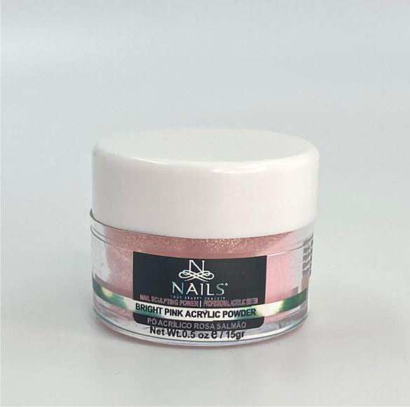 PO ACRILICO BRIGHT PINK COLEÇÃO DIVAS 15g NAILS PROFISSIONAL