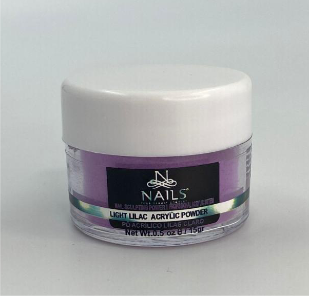 PO ACRILICO LIGHT LILAC COLEÇÃO DIVAS 15g NAILS PROFISSIONAL