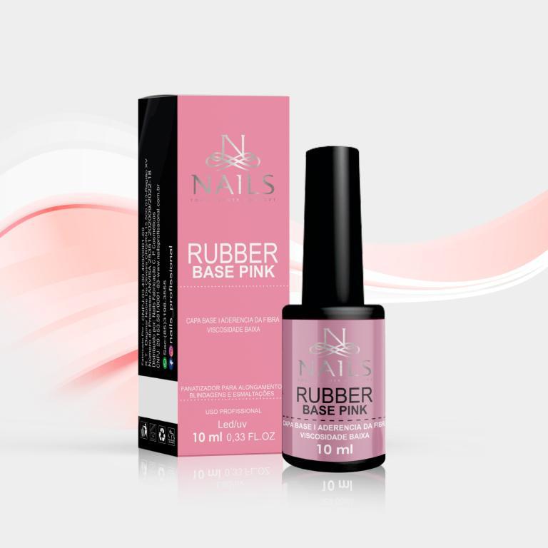 Rubber Base Pink  Nails Profissional 10ml