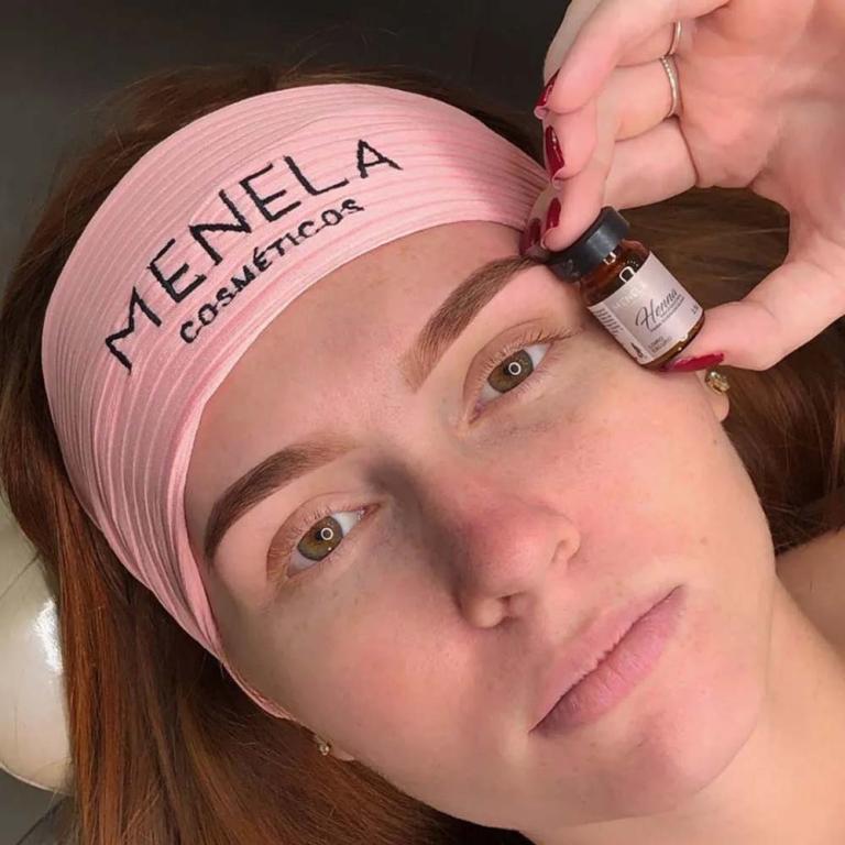 HENNA PARA SOBRANCELHAS MENELA 2,5 G - LOIRO ESCURO