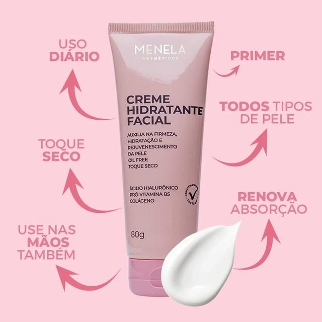 CREME HIDRATANTE FACIAL - 80G - MENELA