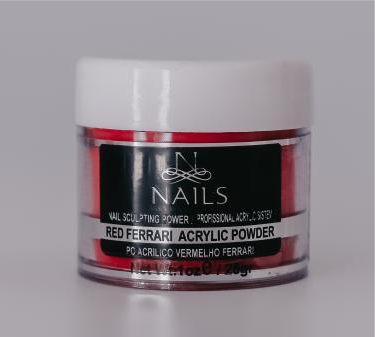 PO ACRILICO RED FERRARI 15g NAILS PROFISSIONAL