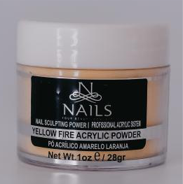 PO ACRILICO YELLOW FIRE 15g NAILS PROFISSSIONAL