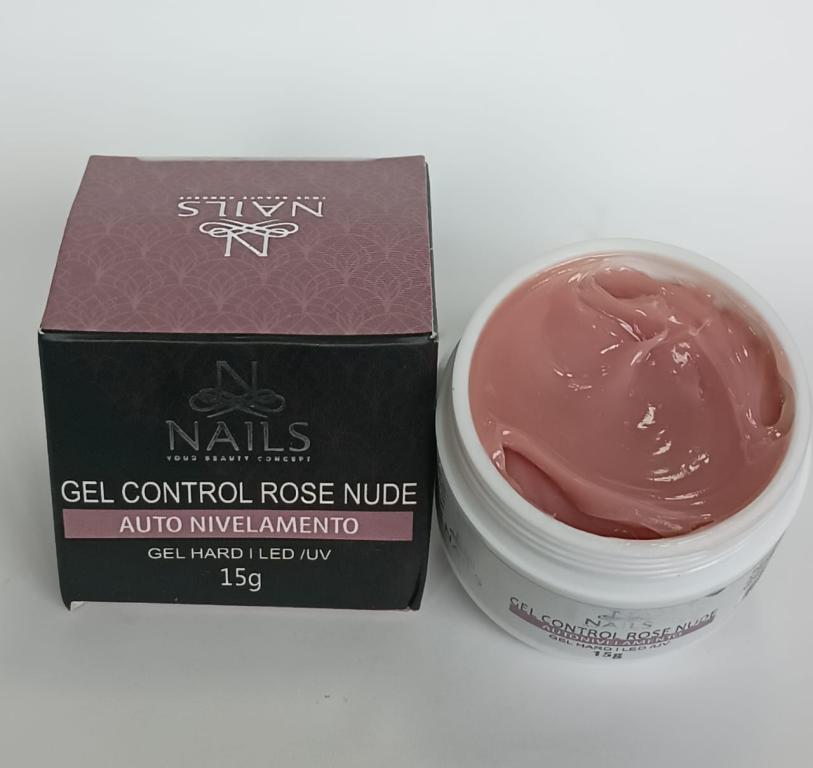 GEL CONTROL ROSE NUDE NAILS PROFISSIONAL 15G