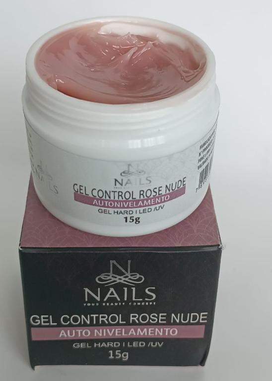 GEL CONTROL ROSE NUDE NAILS PROFISSIONAL 15G