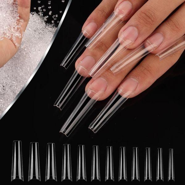 Tips Bailarina Extra Longa incolor  Nails Profissional