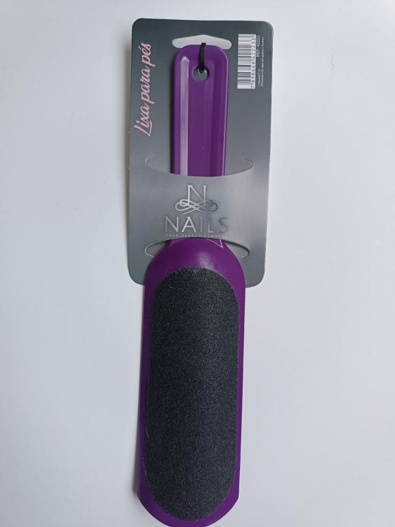 LIXA PLÁSTICA CÔNCAVA  PARA OS PÉS NAILS PROFISSIONAL GR 80/120