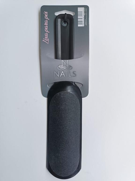 LIXA PLÁSTICA CÔNCAVA  PARA OS PÉS NAILS PROFISSIONAL GR 100/100