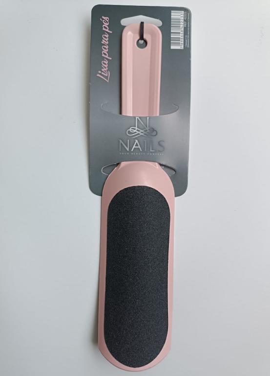 LIXA PLÁSTICA CÔNCAVA  PARA OS PÉS NAILS PROFISSIONAL GR 100/120